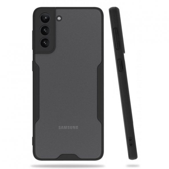Smcase Samsung Galaxy S21 FE Kılıf Parfe Kamera Korumalı Silikon