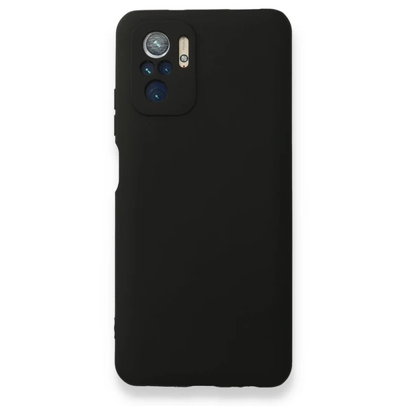 Smcase Xiaomi Redmi Note 10s Kılıf Kamera Korumalı Premier Silikon  Nano Ekran Koruyucu