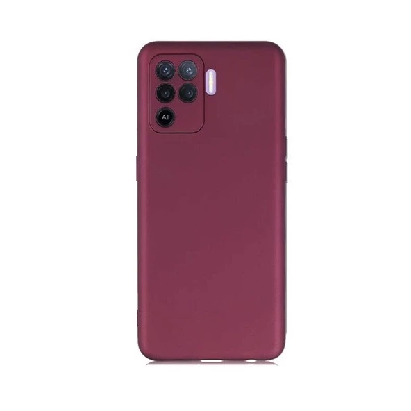 Smcase Oppo Reno 5 Lite Kılıf Kamera Korumalı Premier Silikon  Nano Ekran Koruyucu - 5