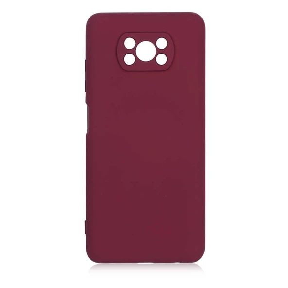 Smcase Xiaomi Poco X3 NFC Kılıf Kamera Korumalı İçi Kadife Silikon - 7