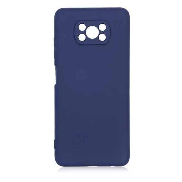 Smcase Xiaomi Poco X3 NFC Kılıf Kamera Korumalı İçi Kadife Silikon - 6