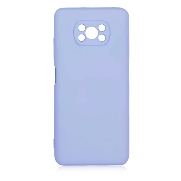 Smcase Xiaomi Poco X3 NFC Kılıf Kamera Korumalı İçi Kadife Silikon - 5