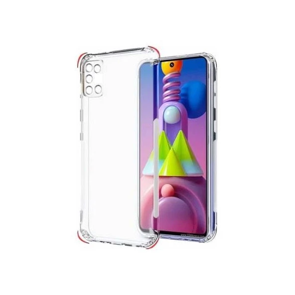 Smcase Samsung Galaxy A21s Kılıf Kamera Korumalı Darbeye Dayanıklı Silikon