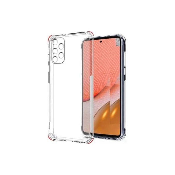 Smcase Samsung Galaxy A32 4G Kılıf Kamera Korumalı Darbeye Dayanıklı Silikon