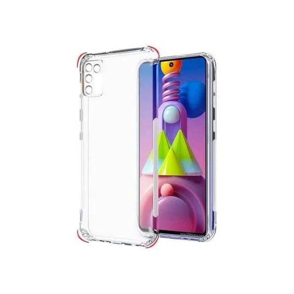 Smcase Samsung Galaxy A02s Kılıf Kamera Korumalı Darbeye Dayanıklı Silikon