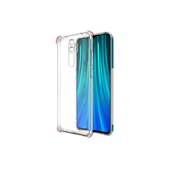 Smcase Xiaomi Redmi Note 8 Pro Kılıf Kamera Korumalı Darbeye Dayanıklı Silikon