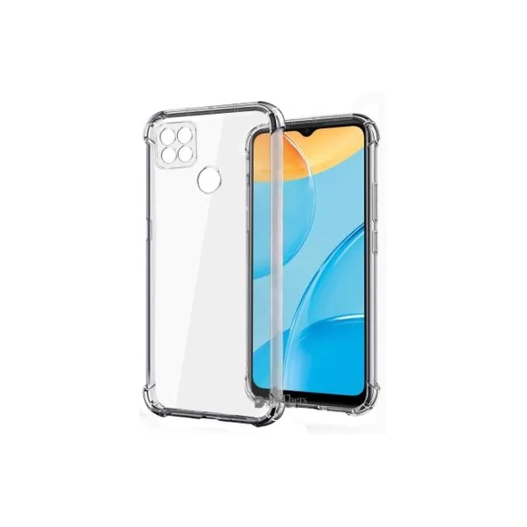 Smcase Oppo A15 Kılıf Kamera Korumalı Darbeye Dayanıklı Silikon