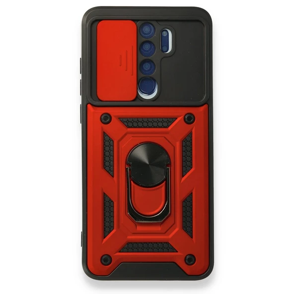 Smcase Xiaomi Redmi Note 8 Pro Kılıf Kamera Korumalı Yüzüklü Tank Pars Silikon - 2