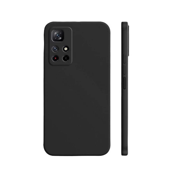 Smcase Xiaomi Poco M4 Pro 5g Kılıf Kamera Korumalı First Silikon  Nano Ekran Koruyucu