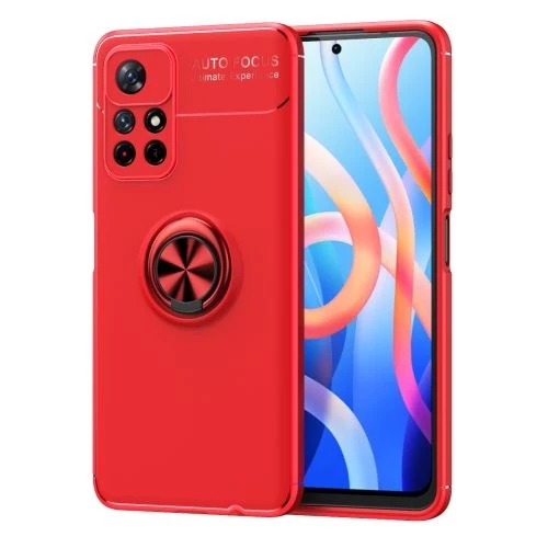 Smcase Xiaomi Poco M4 Pro 5G Kılıf Kamera Korumalı Ravel Yüzüklü Silikon