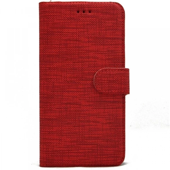 Smcase Samsung Galaxy S22 Ultra 5g Kılıf Kumaş Standlı Kartlıklı Cüzdan