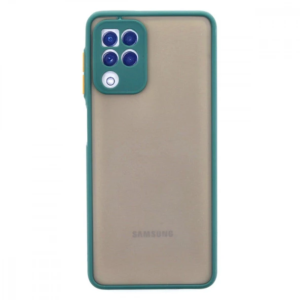 Smcase Samsung Galaxy A22 4g Kılıf Hux Kamera Korumalı Silikon