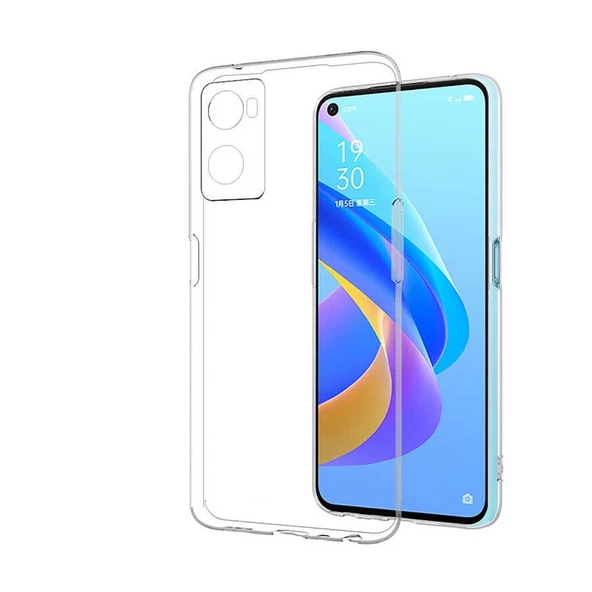 Smcase Oppo A96 4G Kılıf Kamera Korumalı Tpu Silikon