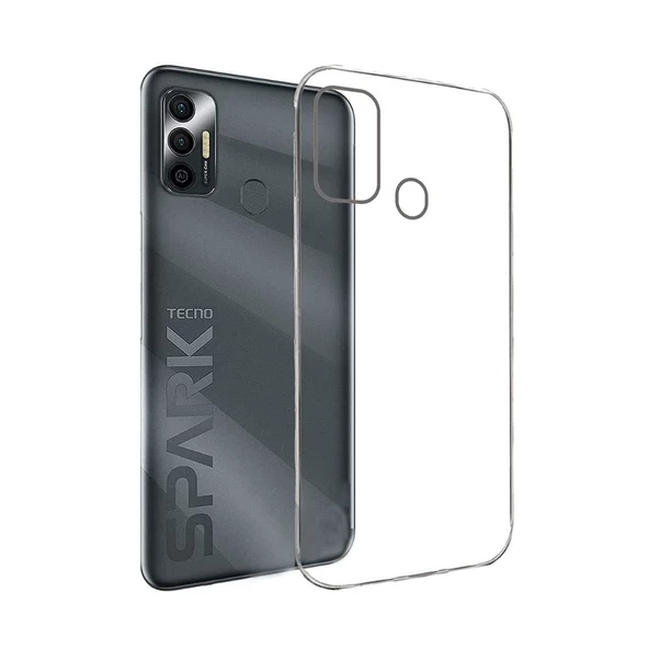 Smcase Tecno Spark 7T Kılıf Tpu Süper Silikon