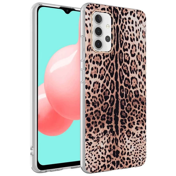 Smcase Samsung Galaxy A72 Kılıf Bella Serisi Desenli Silikon