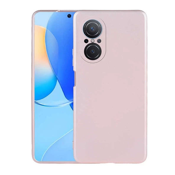 Smcase Huawei Nova 9 SE Kılıf Kamera Korumalı Mat Premier Silikon  Nano Ekran Koruyucu - Resim 3