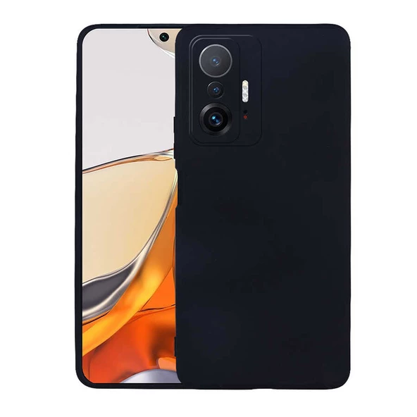 Smcase Xiaomi 11T Pro Kılıf Kamera Korumalı Premier Silikon  Nano Ekran Koruyucu