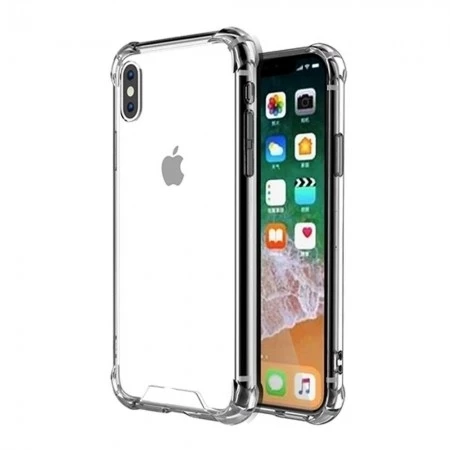 Smcase iPhone XR Kılıf Darbe Korumalı Silikonlu   Nano Ekran Koruyucu