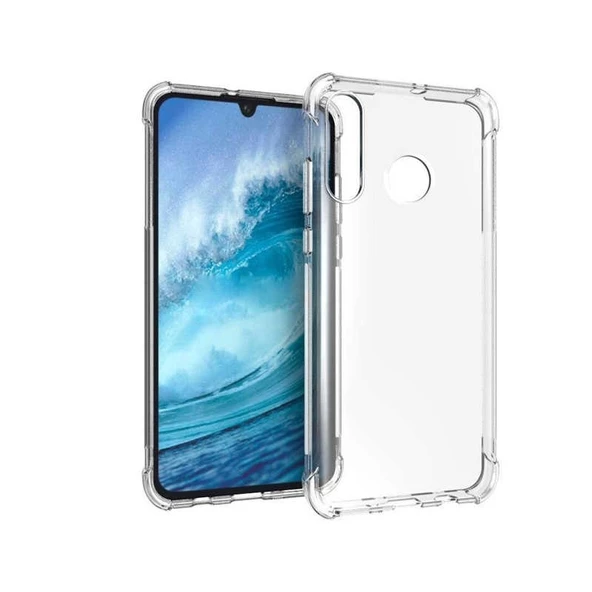 Smcase Huawei P30 Lite Darbeye Dayanıklı Silikon Kılıf  Nano Ekran Koruyucu - Resim 3