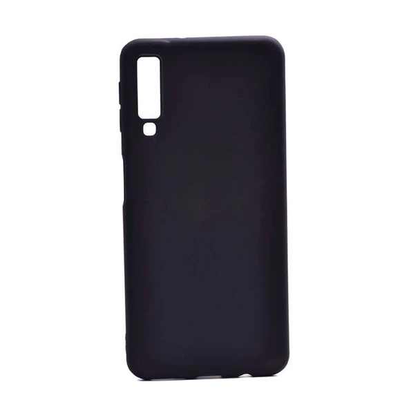 Smcase Samsung Galaxy A7 2018 Lüks Silikonlu Kılıf  Tam Kapatan Cam - 4