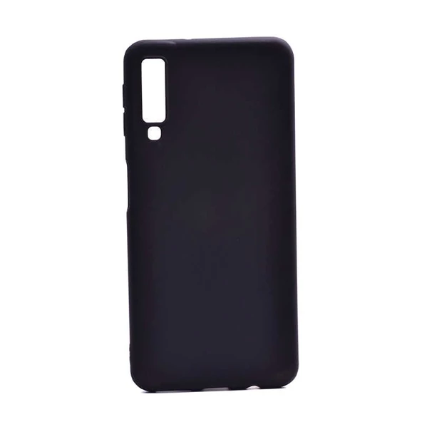 Smcase Samsung Galaxy A7 2018 Lüks Silikonlu Kılıf  Tam Kapatan Cam