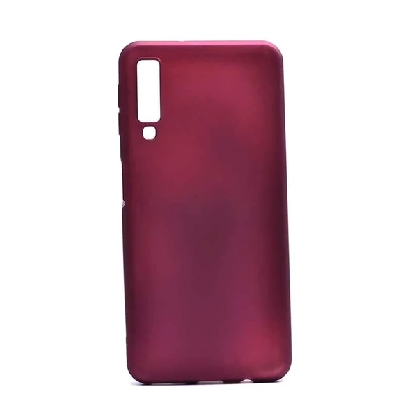 Smcase Samsung Galaxy A7 2018 Lüks Silikonlu Kılıf  Tam Kapatan Cam - 12