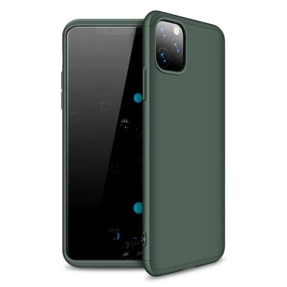 Smcase iPhone 11 Kılıf 360 Ays zore Sert Kapak  Nano Ekran Koruyucu