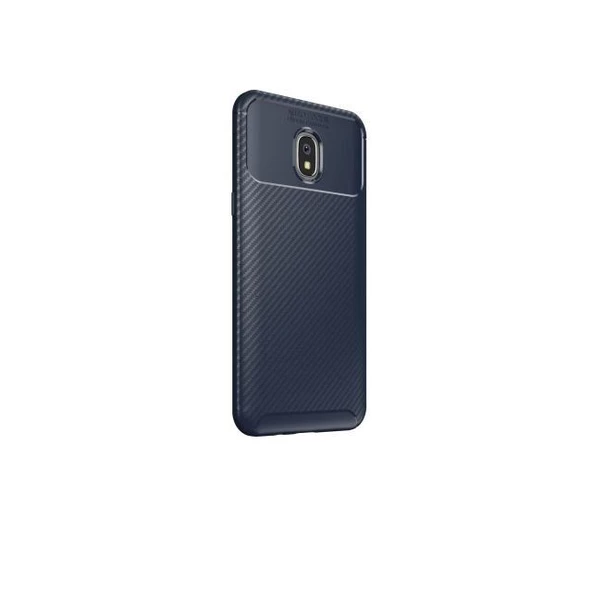 Smcase Xiaomi Redmi 8A Kılıf Negro Karbon Desenli Silikon  Nano Ekran Koruyucu