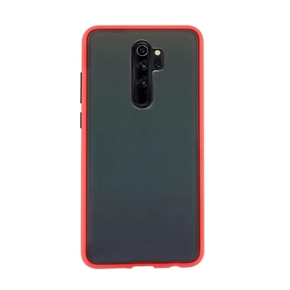 Smcase Xiaomi Redmi Note 8 Pro Hybrid Bumper Mat Silikon Kılıf Nano Ekran Koruyucu