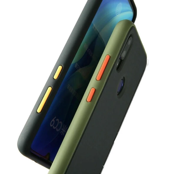 Smcase Xiaomi Redmi Note 8 Pro Hybrid Bumper Mat Silikon Kılıf Nano Ekran Koruyucu - 12