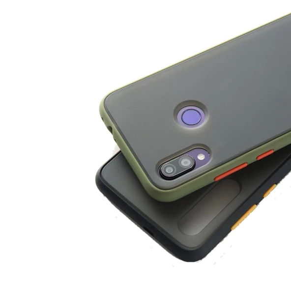 Smcase Xiaomi Redmi Note 8 Pro Hybrid Bumper Mat Silikon Kılıf  Nano Ekran Koruyucu - 10
