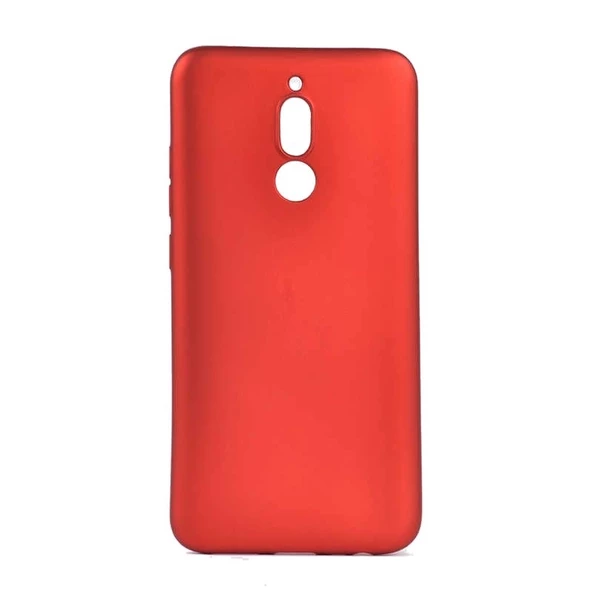 Smcase Xiaomi Redmi 8 Kılıf Lüks Silikon  Nano Ekran Koruyucu