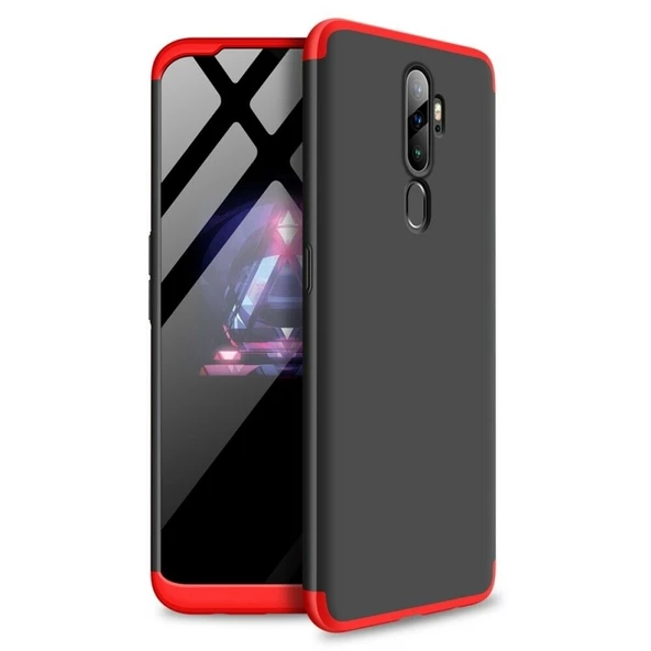 Smcase Oppo A9 2020 Kılıf 360 Full Korumalı Ays zore Sert  Nano Ekran Koruyucu