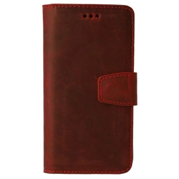 Smcase Xiaomi Redmi Note 8 Pro Kılıf Deri Standlı Kartlıklı cüzdan - 3