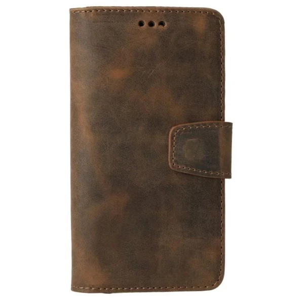 Smcase Xiaomi Redmi Note 8 Pro Kılıf Deri Standlı Kartlıklı cüzdan - 8