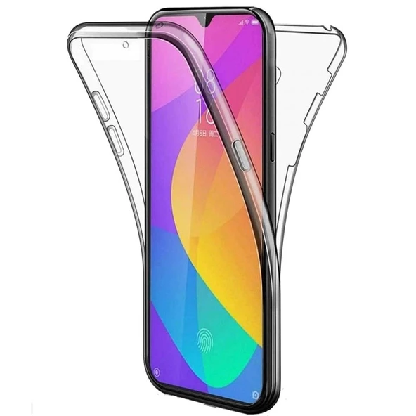 Smcase Huawei Y7 2019 Kılıf Ön Arka 360 Silikon