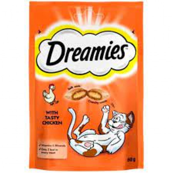 Dreamies Tavuklu Kedi Ödülü 60 gr