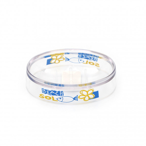 RF2741-7285 SABUNLUK DENİZ DESEN AKRİLİK 13X7X3CM - 2