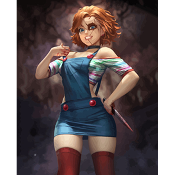Chucky'nin Gelini Sayılarla Boyama Seti