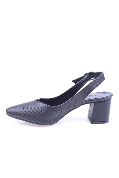 Feles 01-311 Kadın 6,5 Cm Topuk Sandalet Ayakkabı - 5