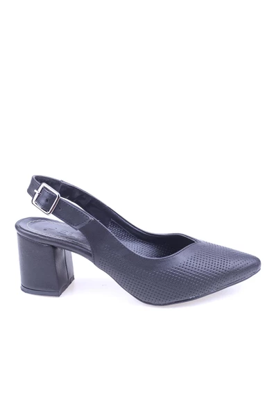 Feles 01-311 Kadın 6,5 Cm Topuk Sandalet Ayakkabı - 3