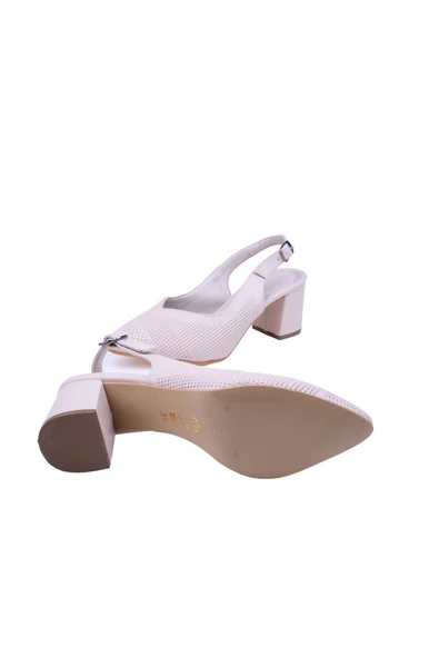 Feles 01-311 Kadın 6,5 Cm Topuk Sandalet Ayakkabı - Resim 10