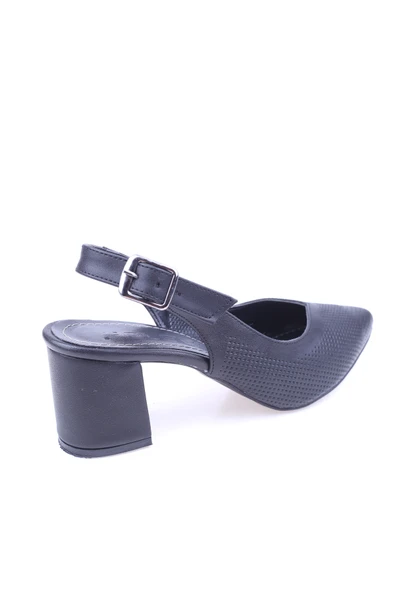 Feles 01-311 Kadın 6,5 Cm Topuk Sandalet Ayakkabı - Resim 7
