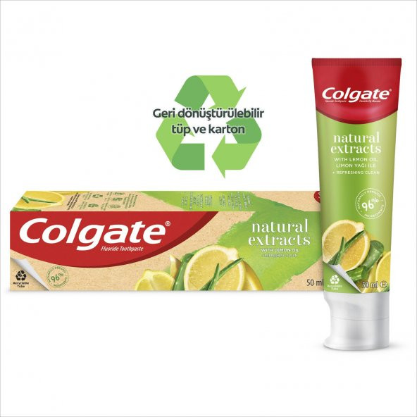 Colgate Natural Extra 50 Ml Aktif Limon