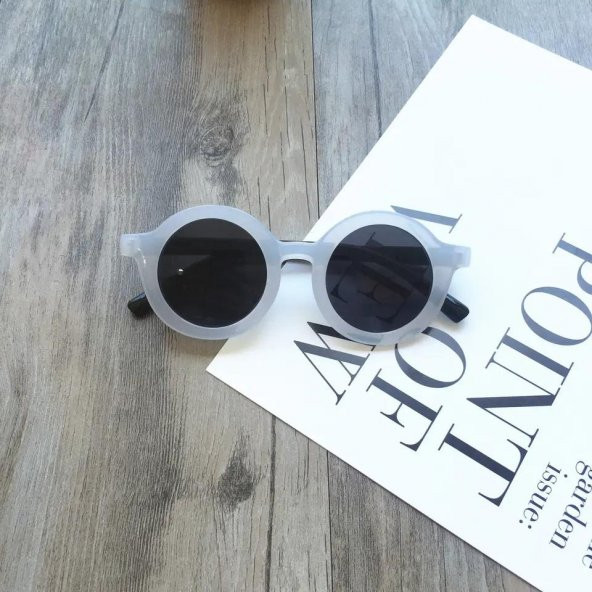 Renkli Yuvarlak Çocuk Gözlüğü 3- 8 Yaş ürün görseli 1