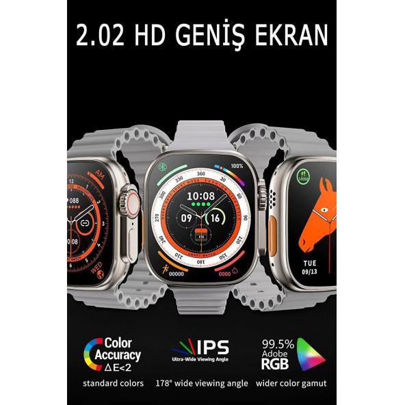 TT GT8 Ultra Akıllı Saat Android / İOS Uyumlu - 5