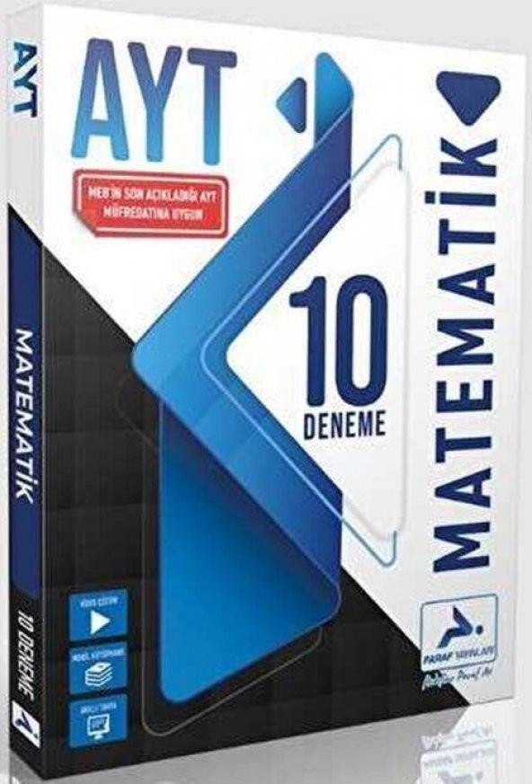 AYT Matematik 10 lu Deneme Paraf Yayınları