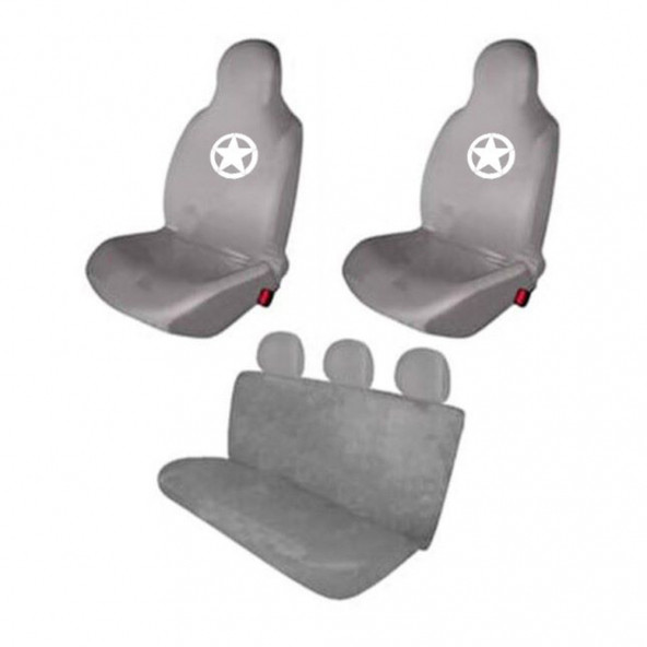 Oto Koltuk Servis Kılıfı Esnek "Tüm Araç Modellerine Uygun" Universal B.Yıldız - 3