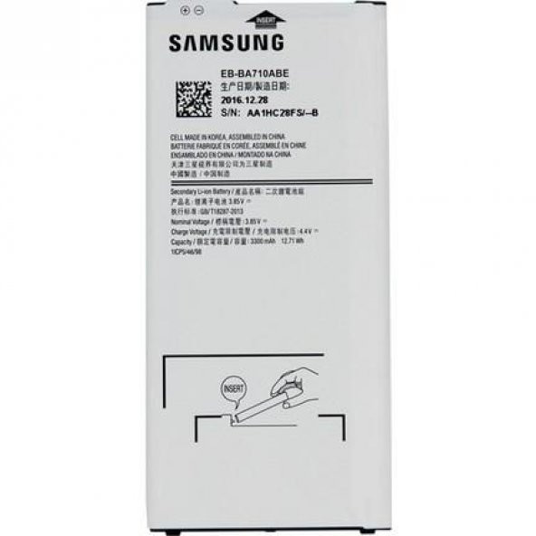 Samsung A710 A7 2016 Batarya Pil Orjinal