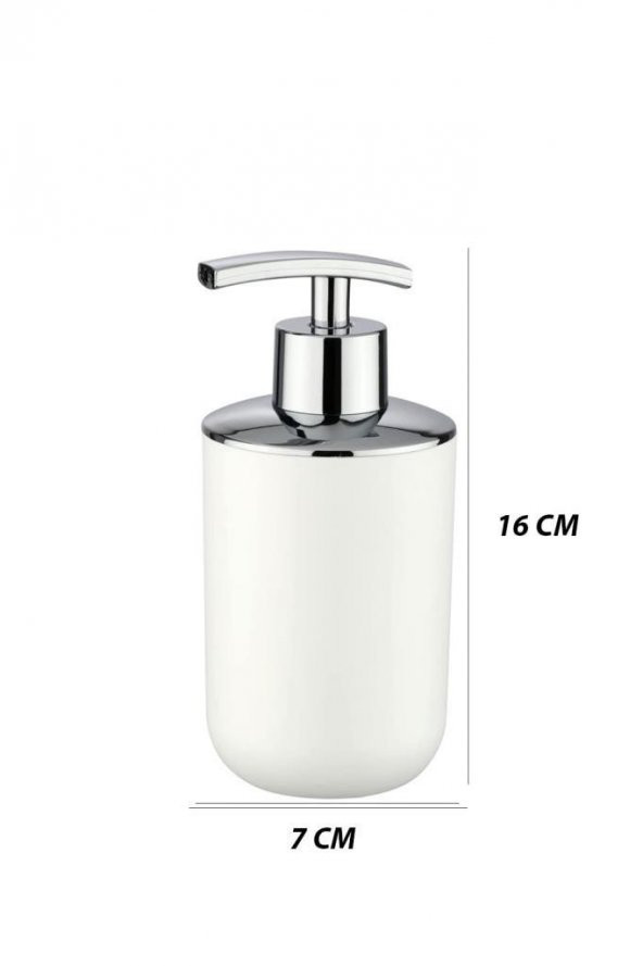 Sıvı Sabunluk Plastik Beyaz - 4